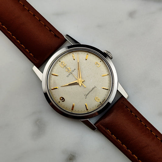 Omega Seamaster White Number Dial 1961 Ref. 14759 Vintage