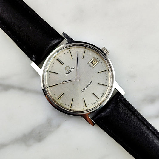 Omega Seamaster Ref. 136.0099 Silber 1975 – Vintage Dresswatch Handaufzug Cal. 1030 Serviced 05/2026