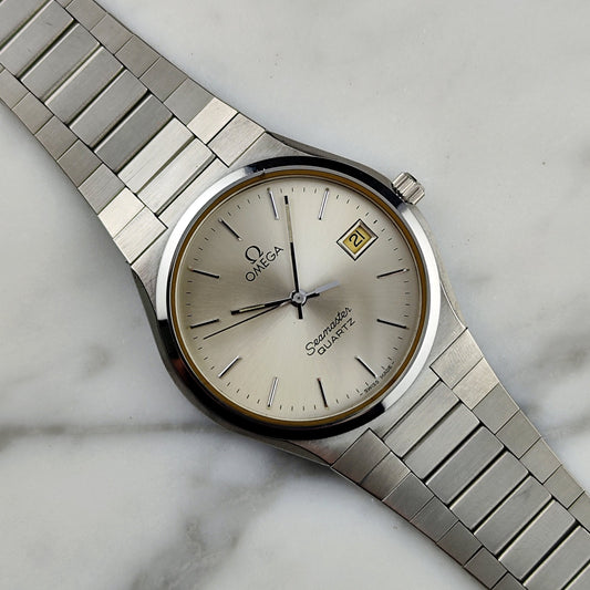 Omega Seamaster Quartz Ref. 196.0168 1978 – Super Rare Vintage Omega Date Steel Quartz Uhr