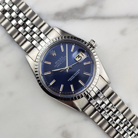 Vintage Rolex Datejust 36 Blue Dial 1969 [REF. 1601]