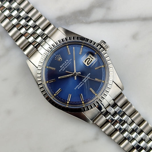 Rolex Datejust 36 Blue Dial Ref. 1603R 1978 – Vintage Rolex Oyster Perpetual Serviced 05/2026
