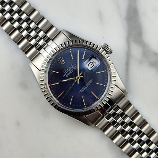 Rolex Datejust 36 Ref. 16030 Blue Dial (1984) – Serviced Vintage Klassiker mit Cal. 3035