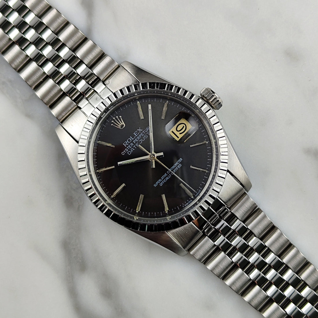 Rolex Datejust 36 Ref. 16030 Grey Dial 1984 – Vintage Rolex Serviced 05/2026 Full Set mit Box