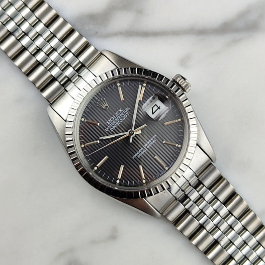 Rolex Datejust 36 Ref. 16030 – Grey Tapestry Dial von 1984, frisch gewartet 08/2026