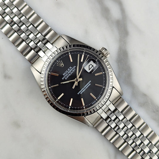 Rolex Datejust 36 Black Dial 1972 (Ref. 1603) – klassischer Vintage-Look