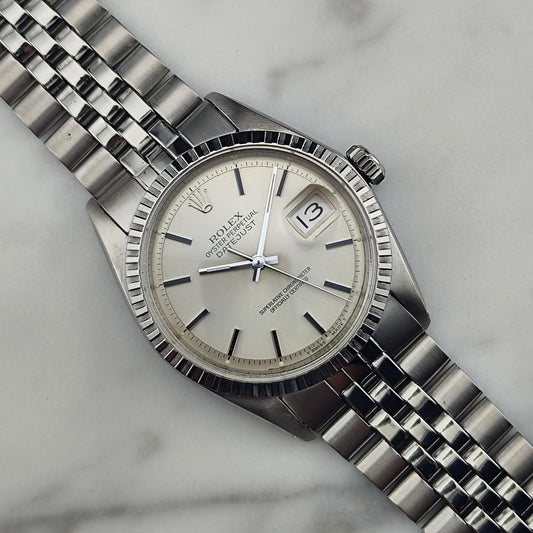 Vintage Rolex Datejust 36 Silver Dial Stahl [REF. 1603]