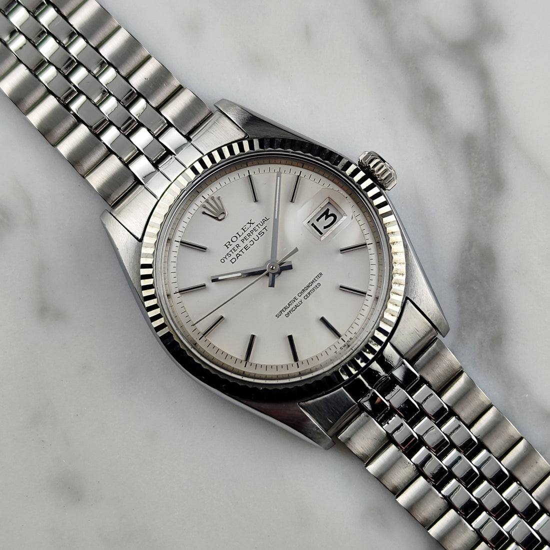 Vintage Rolex Datejust 36 Silver Dial 1970 [REF. 1601]