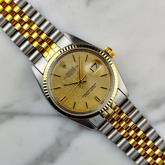 Rolex Datejust 36 Ref. 1600 (1973) – Two-Tone mit Mosaic Dial