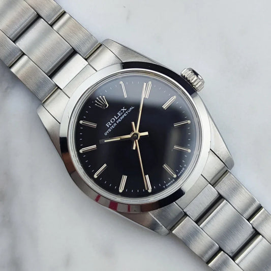 ROLEX Oyster Perpetual 31 Black Dial with Original Box [REF. 67480]