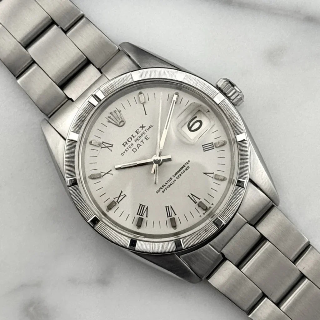 ROLEX Oyster Perpetual Date White Roman Dial 34 [REF. 1501]