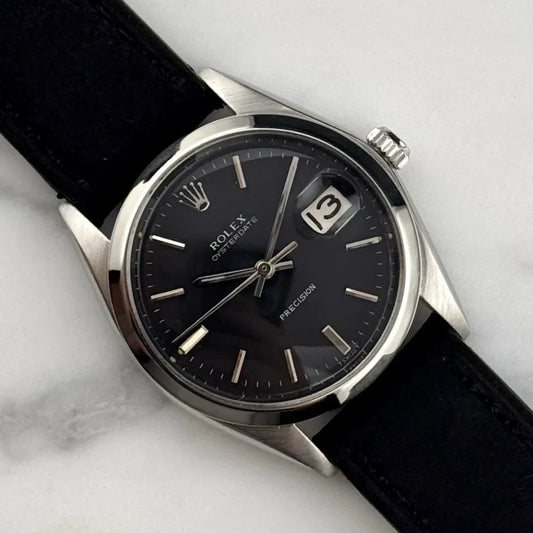 ROLEX Oyster Precision Date Black Dial Mint Perfect Condition [REF. 6694]
