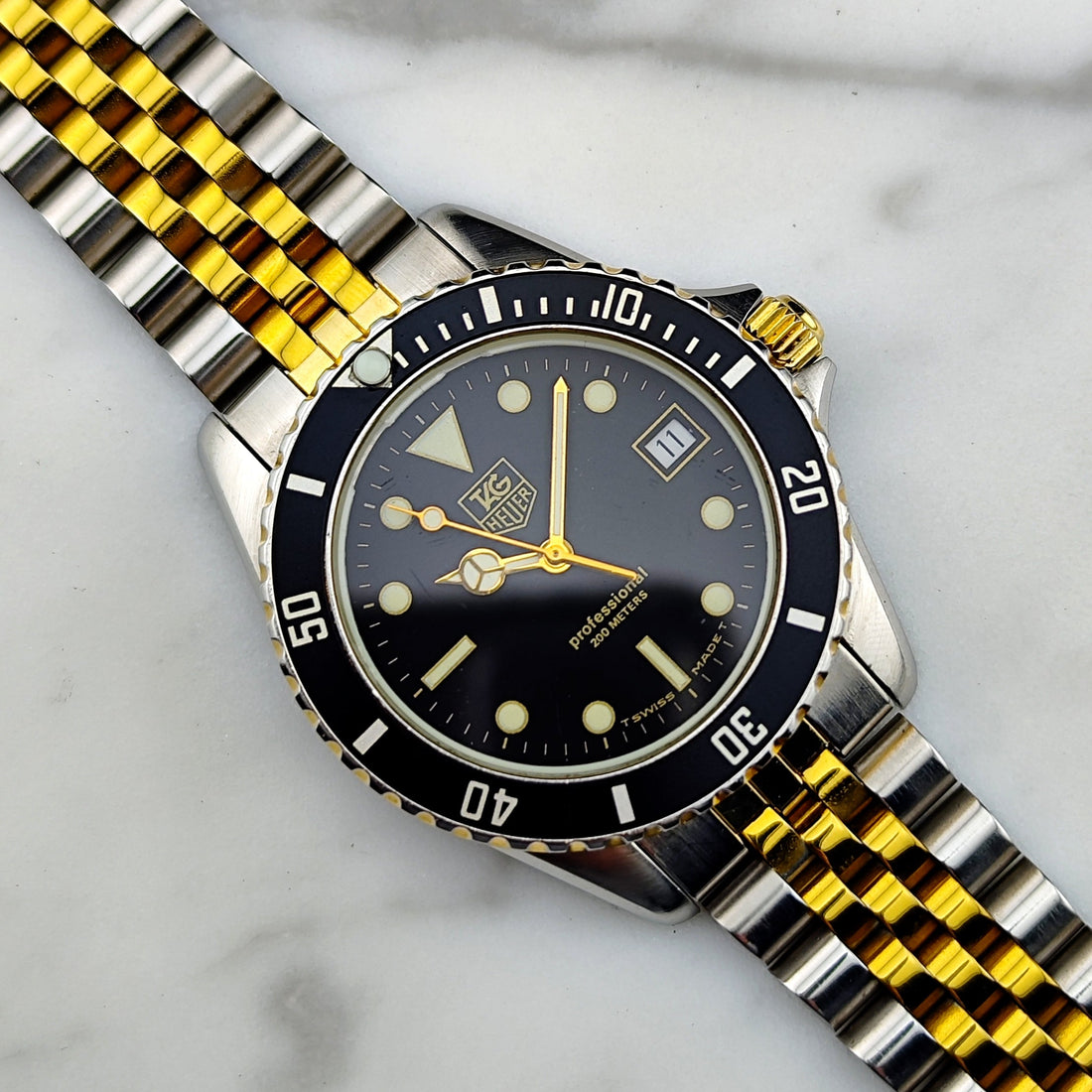 TAG Heuer Professional 1000 Two-Tone 980.020B mit Box