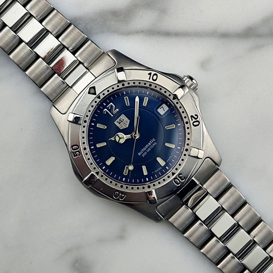 TAG Heuer Professional 2000 Blue Dial Automatik mit Box & Papieren