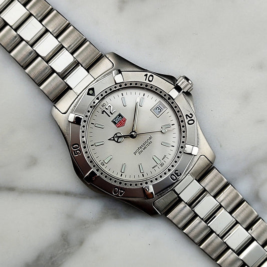 TAG Heuer Professional 2000 Stahl mit Box & Papieren – Ref. WK1112-0