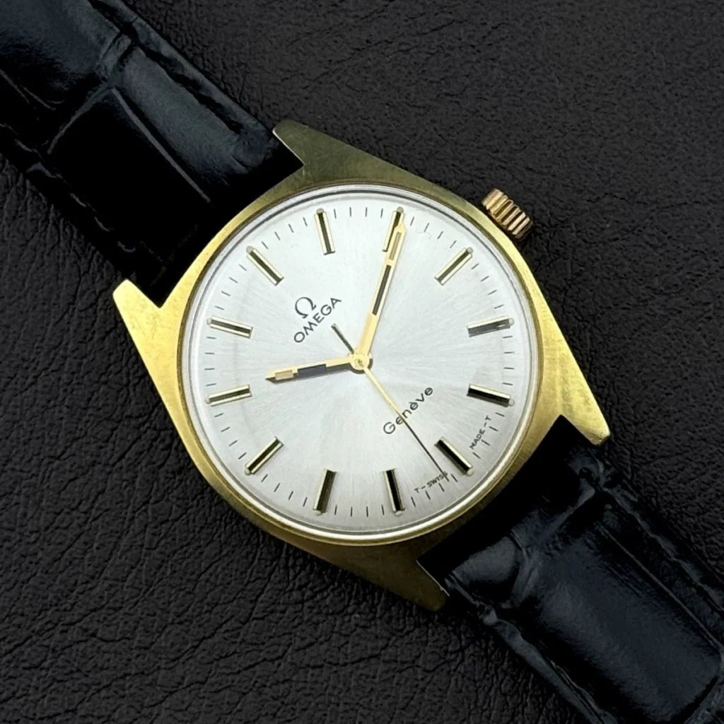 Vintage OMEGA Genève Gold Mint Perfect Condition Serviced [REF. 135.041]