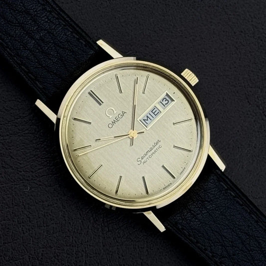 Vintage OMEGA Seamaster Automatic Gold DayDate Mint Condition [REF. 166.0209]
