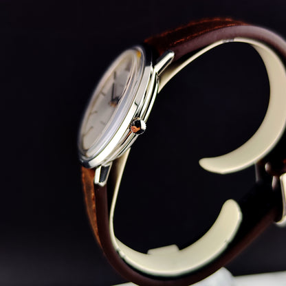 OMEGA De Ville Automatic Rare Tapestry Dial White 1966 [REF. 151.0039]