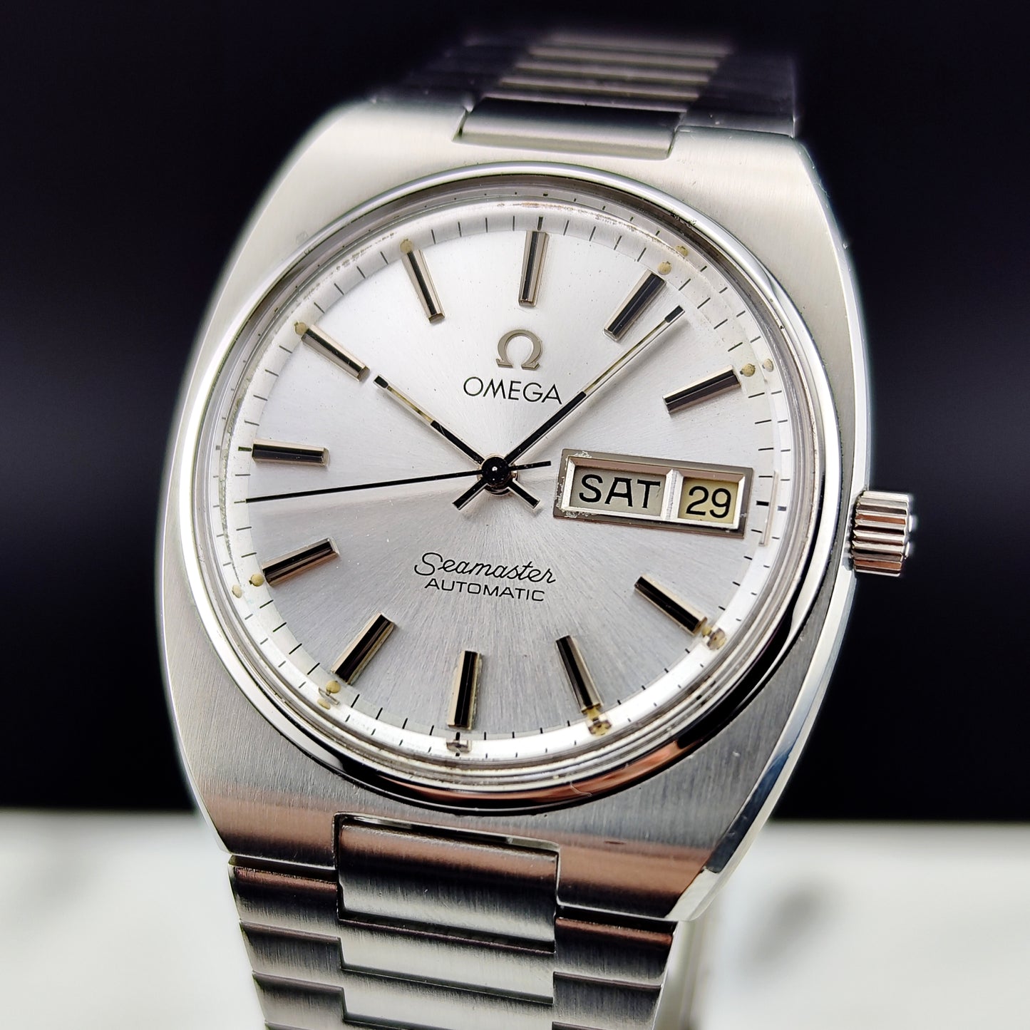 OMEGA Seamaster Automatic Day-Date Mint Silver Dial [REF. 166.0216]