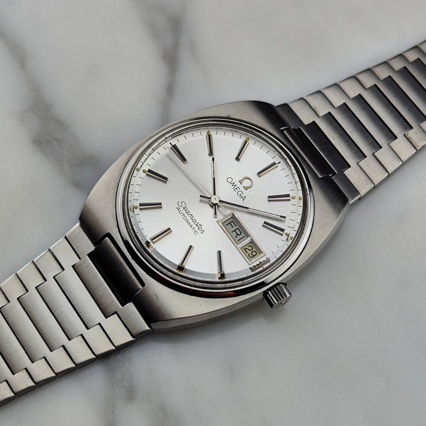 OMEGA Seamaster Automatic Day-Date Mint Silver Dial [REF. 166.0216]