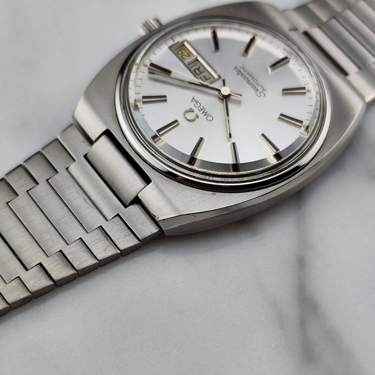 OMEGA Seamaster Automatic Day-Date Mint Silver Dial [REF. 166.0216]