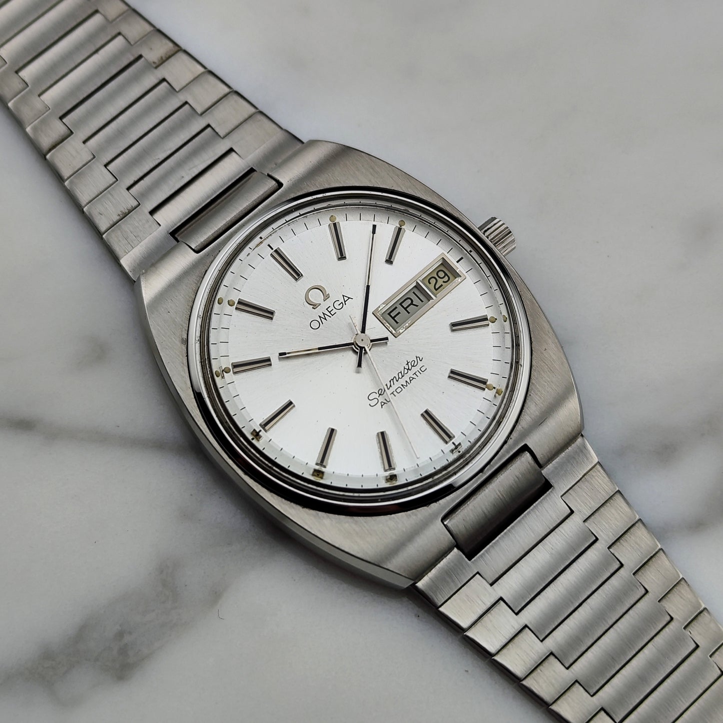 OMEGA Seamaster Automatic Day-Date Mint Silver Dial [REF. 166.0216]