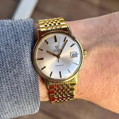 OMEGA Genéve Automatic Gold White Dial 1969 [REF. 166.070]