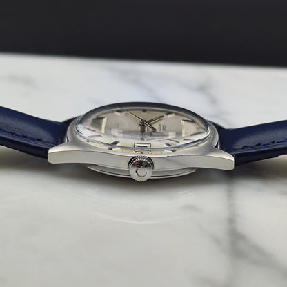 OMEGA Genève Automatic Steel Blue Strap Near Mint [REF. 166.041]