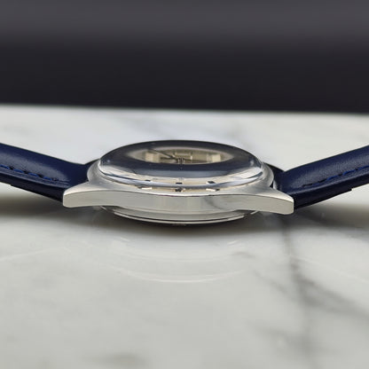 OMEGA Genève Automatic Steel Blue Strap Near Mint [REF. 166.041]