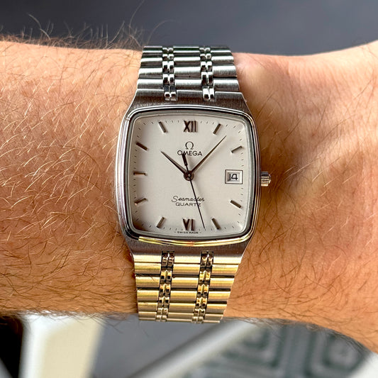 OMEGA Seamaster Quartz White Roman Dial 1982 [REF. 196.0241]