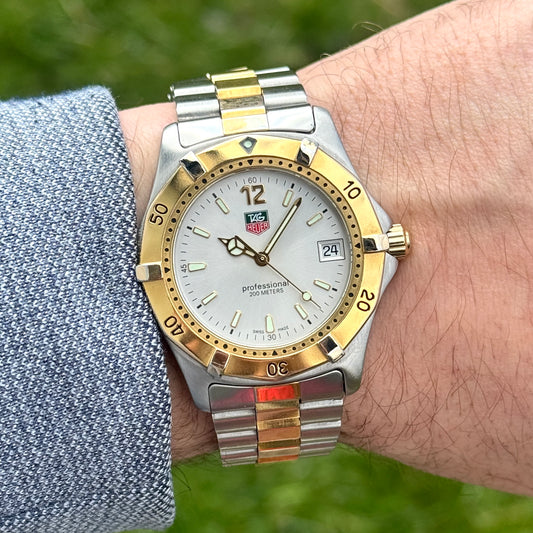 TAG HEUER Professional 2000 Diver Two-Tone Waterproof Service [REF. WK1120]