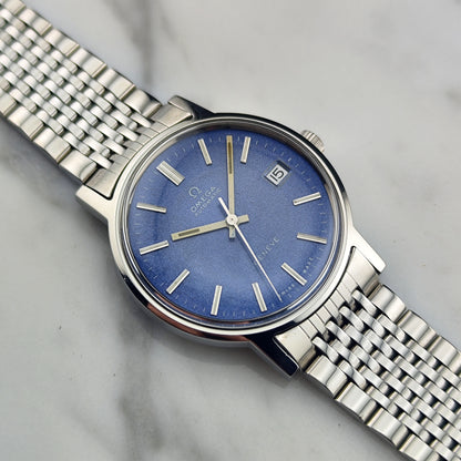 OMEGA Genéve Blue Sparkle Dial Serviced 01/2026 [REF. 166.0163]