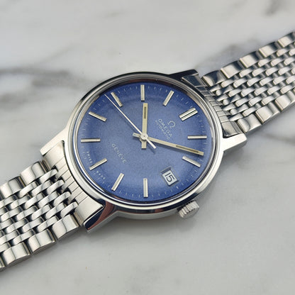 OMEGA Genéve Blue Sparkle Dial Serviced 01/2026 [REF. 166.0163]
