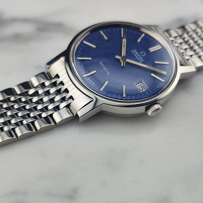 OMEGA Genéve Blue Sparkle Dial Serviced 01/2026 [REF. 166.0163]