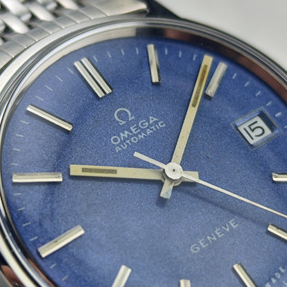 OMEGA Genéve Blue Sparkle Dial Serviced 01/2026 [REF. 166.0163]