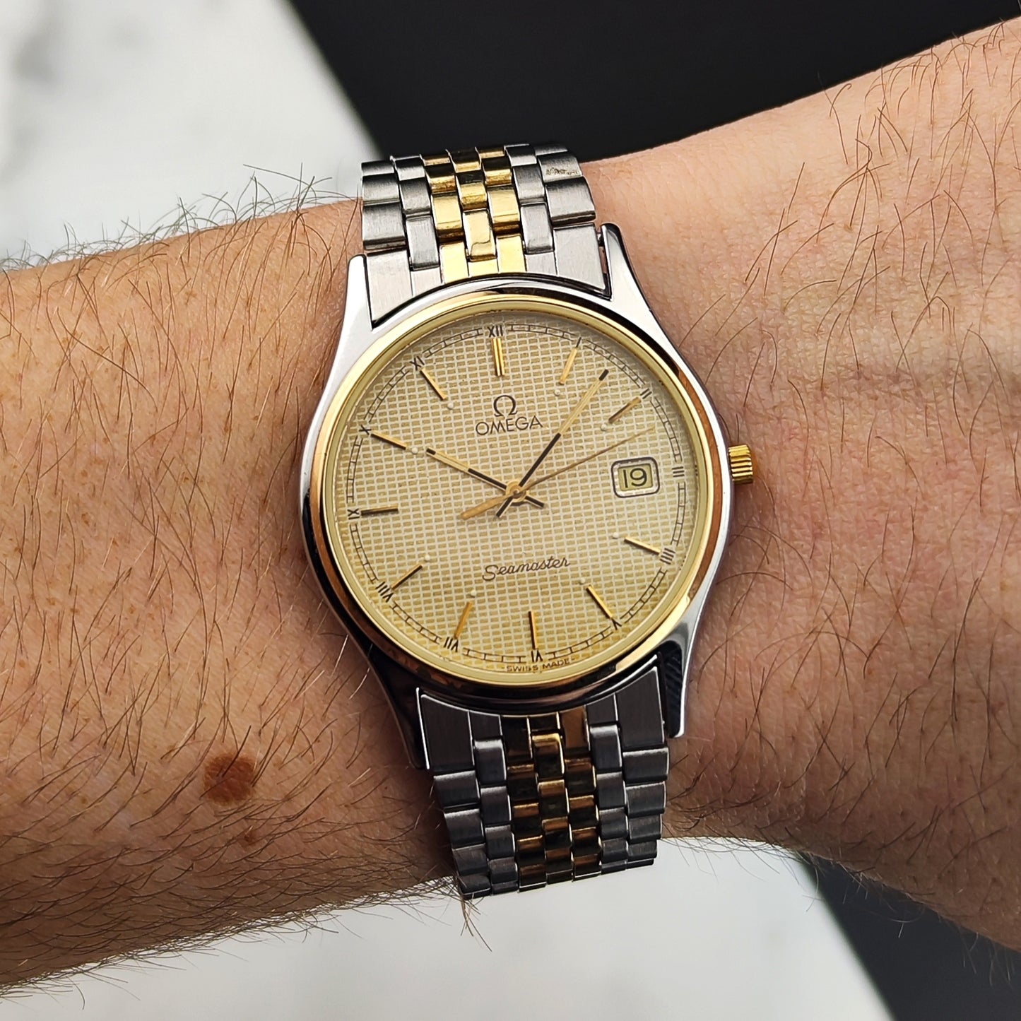 OMEGA Seamaster Quartz Special Comb Dial Two-Tone [REF. 196.0251]