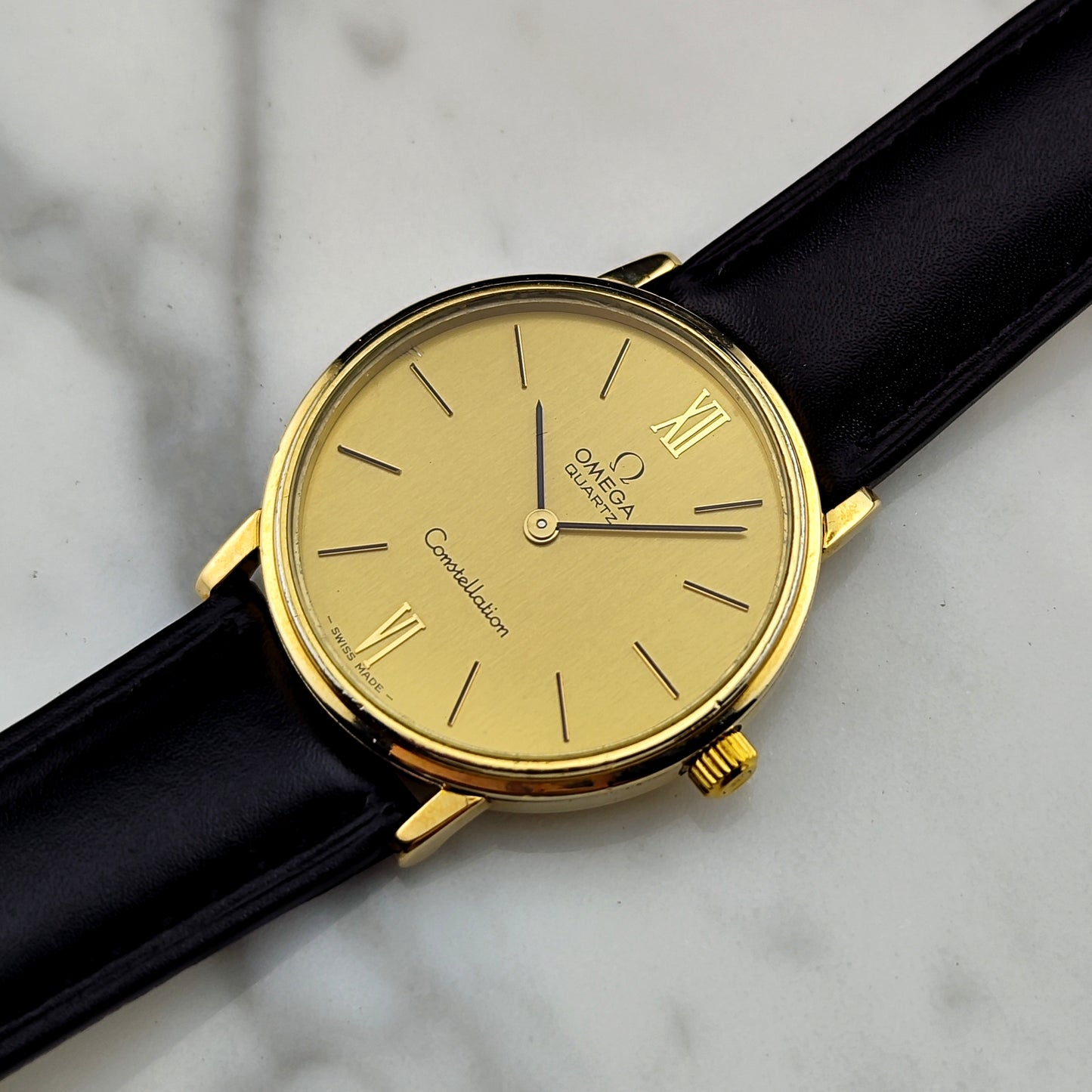 OMEGA Constellation Roman Dial Gold Quartz [REF. 191.032]