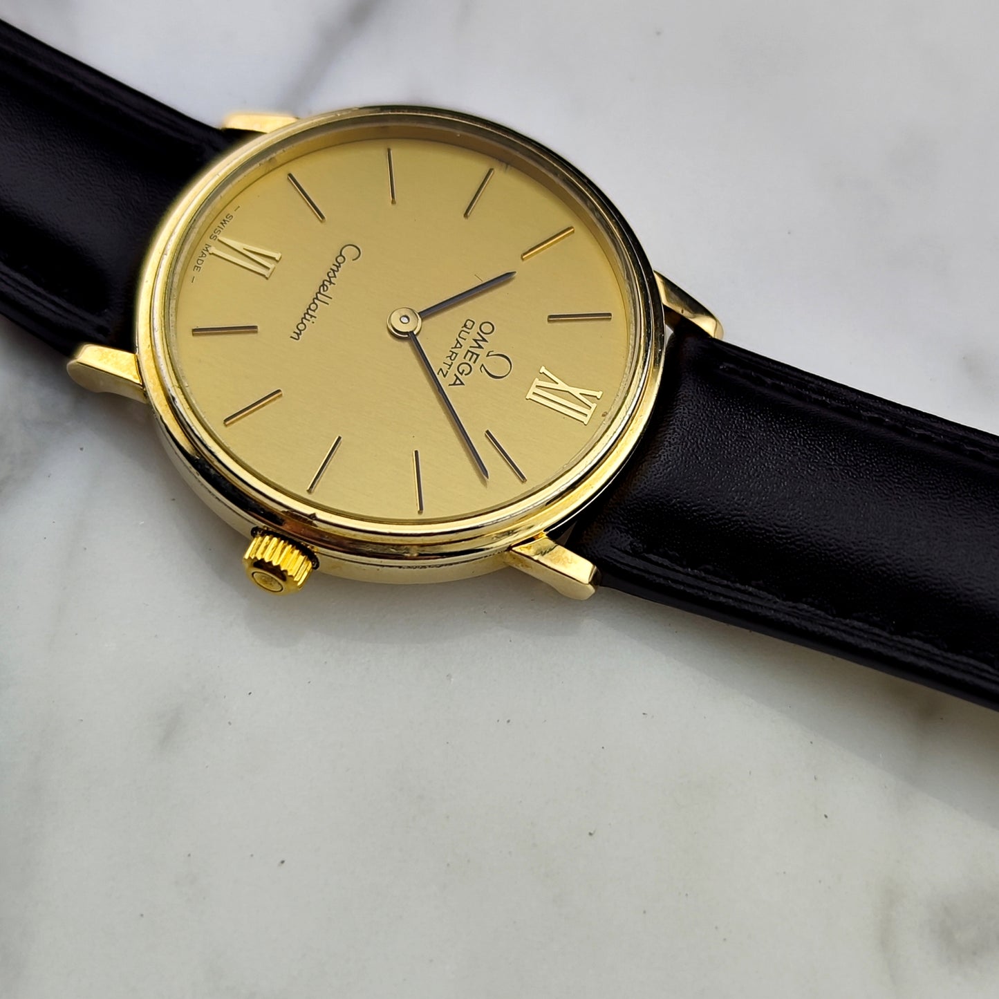 OMEGA Constellation Roman Dial Gold Quartz [REF. 191.032]
