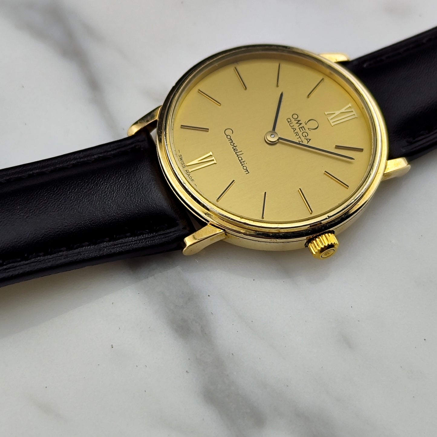 OMEGA Constellation Roman Dial Gold Quartz [REF. 191.032]