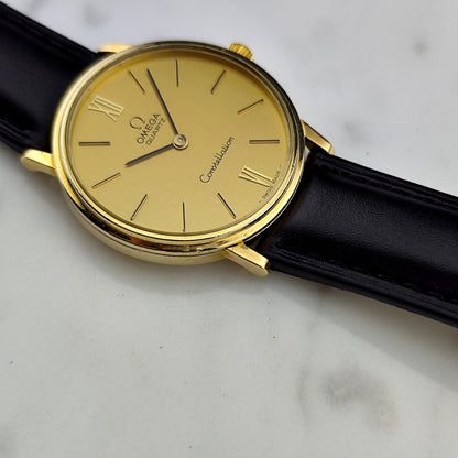 OMEGA Constellation Roman Dial Gold Quartz [REF. 191.032]