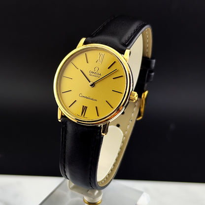OMEGA Constellation Roman Dial Gold Quartz [REF. 191.032]