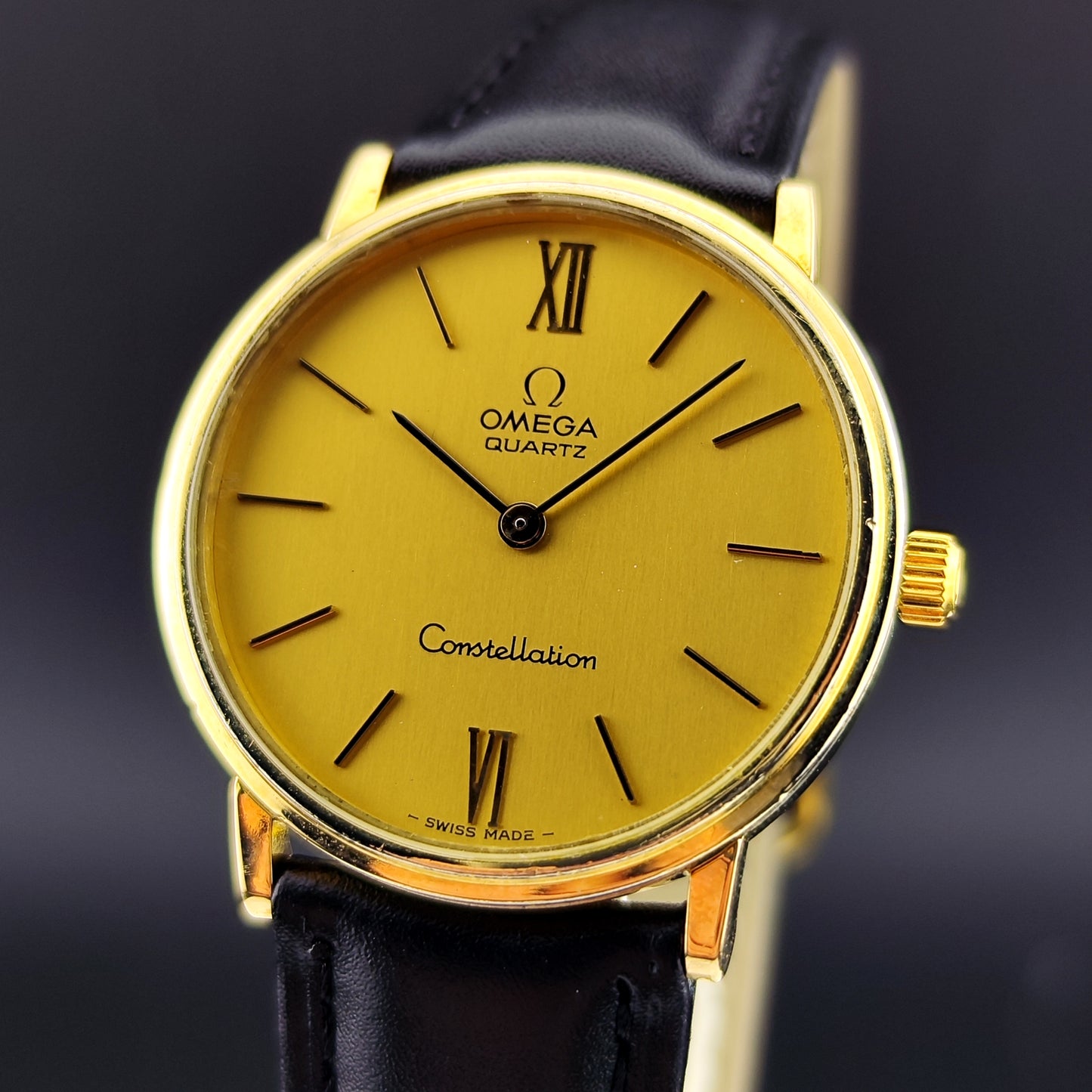OMEGA Constellation Roman Dial Gold Quartz [REF. 191.032]