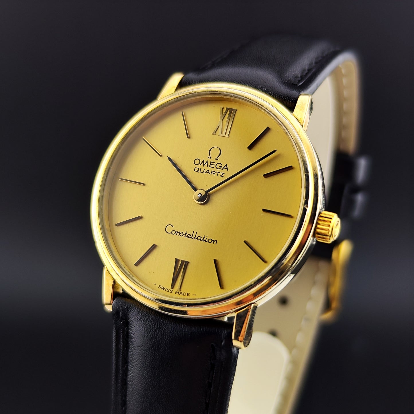 OMEGA Constellation Roman Dial Gold Quartz [REF. 191.032]