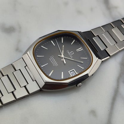 OMEGA Constellation Chronometer Quartz Black Dial Rare 1978 [REF. 198.0123]