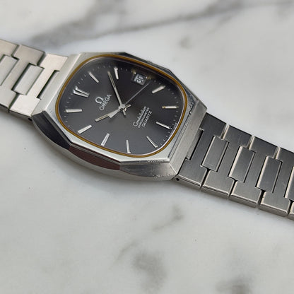 OMEGA Constellation Chronometer Quartz Black Dial Rare 1978 [REF. 198.0123]