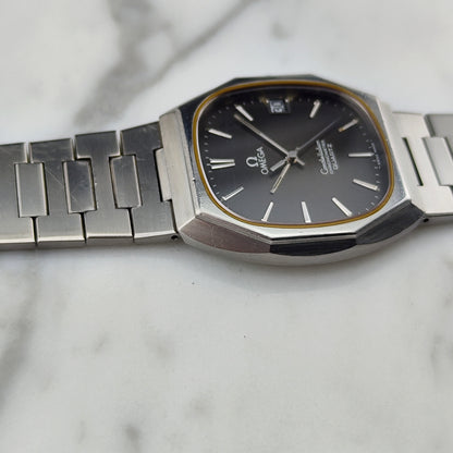 OMEGA Constellation Chronometer Quartz Black Dial Rare 1978 [REF. 198.0123]