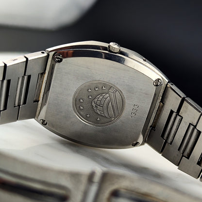 OMEGA Constellation Chronometer Quartz Black Dial Rare 1978 [REF. 198.0123]