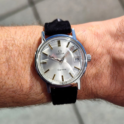 Omega Genéve Silver Dial Steel Date 1972 [REF. 136.0104]