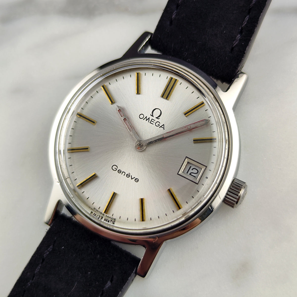 Omega Genéve Silver Dial Steel Date 1972 [REF. 136.0104]