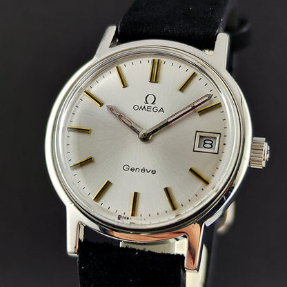 Omega Genéve Silver Dial Steel Date 1972 [REF. 136.0104]