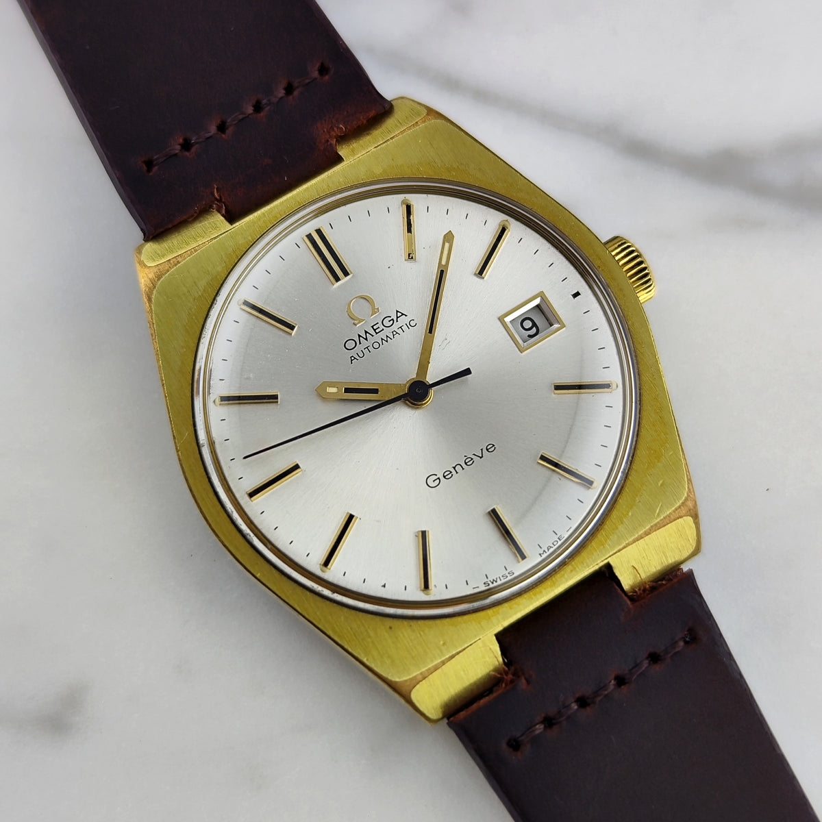 OMEGA Genéve Gold White Dial 1971 [REF. 166.099]